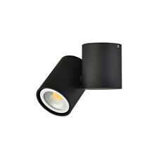 Donolux A1594Black/RAL9005 Накладной/поворотный алюминиевый светильник под сменную лампу
