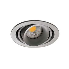 Donolux DL18615/01WW-R Silver Grey/Black Встраиваемый светильник под сменную лампу