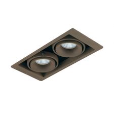 Donolux DL18615/02WW-SQ Champagne/Black Встраиваемый светильник под сменную лампу