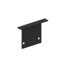 Donolux DNCAP18502RAL9005 Боковая  глухая заглушка для профиля DN18502 Цвет:Черный матовый RAL9005,Серия:DN8ALE