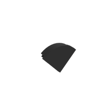Donolux DNCAP18503RAL9005 Боковая  глухая заглушка для профиля DN18503 Цвет:черный,Серия:DN8ALE