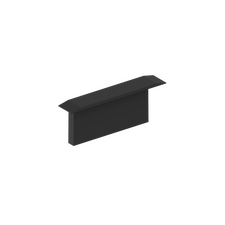 Donolux DNCAP18509RAL9005 Боковая  глухая заглушка для профиля DN18509 Цвет:черный,Серия:DN8ALE