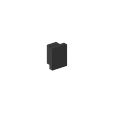 Donolux DNCAP18510RAL9005 Боковая  глухая заглушка для профиля DN18510 Цвет:черный,Серия:DN8ALE