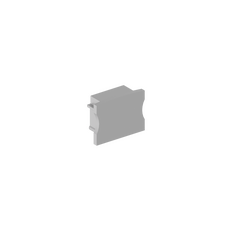 Donolux DNCAP18505Grey Боковая  глухая заглушка для профиля DN18505 Цвет:Серый,Серия:DN8ALE