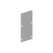 Donolux DNCAP18515Alu Боковая  глухая заглушка для профиля DN18515 Цвет:Анодированное серебро,Серия:DN8ALE