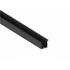 Donolux DN18502RAL9005 Врезной алюминиевый профиль,  47,2х35х2000. Цвет: Черный матовый, RAL9005,Серия:DN8ALE