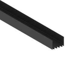 Donolux DN18511H3RAL9005 Накладной алюминиевый профиль, 50х35х3000. Цвет: Чёрный матовый, RAL9005,Серия:DN8ALE