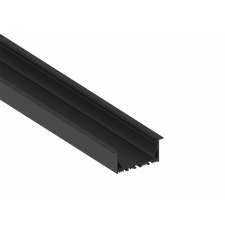 Donolux DN18512RAL9005 Врезной алюминиевый профиль,  85х35х2000. Цвет: Черный матовый, RAL9005,Серия:DN8ALE