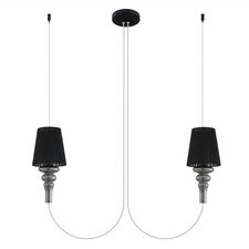 Donolux DL20751S2BBGrey Подвес CASCATA, AC220В, 2хЕ14 40Вт макс.