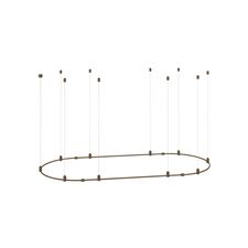 Donolux DL20225OV1800C B.Bronze Donolux Magnet Modular System «CODE 1.2», D800xL1800хH95-3000 мм (высота регулируется), DC24V, подве