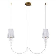 Donolux DL20751S2WBrClear Подвес CASCATA, AC220В, 2хЕ14 40Вт макс.