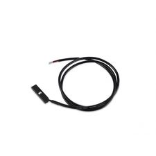 Donolux Power connector DLSM B Адаптер с подводом питания для шинопровода, Slim Line Mini, L39*W4,8*H10,5 мм, длина провода 1000 мм, черный