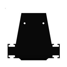 Donolux DNCAP18521RAL9005 Боковая  глухая заглушка для профиля DN18521 Цвет:Черный матовый, RAL9005,Серия:DN8ALE