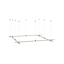 Donolux DL20225L2000x2000C B.Bronze Donolux Magnet Modular System «CODE 1.2», L2000хL2000хH95-3000 мм (высота регулируется), DC24V, подв