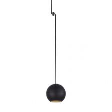 Donolux DL18445WW8W1SB Светильник подвесной для CIRCLE System, Apple, 8,5Вт, 3000К, черный, провод черный