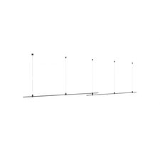 Donolux DL20225L2000x2C Black Donolux Magnet Modular System «CODE 1.2», L2000х2хH95-3000 мм (высота регулируется), DC24V, подвесно