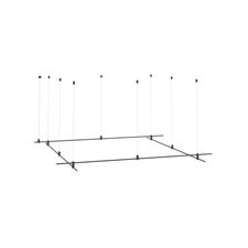 Donolux DL20225L2000x2000C Black Donolux Magnet Modular System «CODE 1.2», L2000хL2000хH95-3000 мм (высота регулируется), DC24V, подв