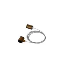 Donolux Connector 180 Suspension BBr DL20224 Токопроводящий прямой соединитель на тросе для оснований, H3000xL30xW21 мм, темная бронза