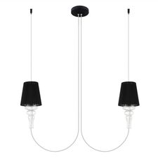 Donolux DL20751S2BBClear Подвес CASCATA, AC220В, 2хЕ14 40Вт макс.