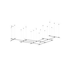 Donolux DL20225L2000x6L1000x4C Black Donolux Magnet Modular System «CODE 1.2», L2000x6xL1000х4хH95-3000 мм (высота регулируется), DC24V,
