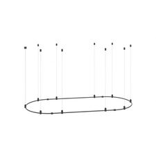 Donolux DL20225OV1800C Black Donolux Magnet Modular System «CODE 1.2», D800xL1800хH95-3000 мм (высота регулируется), DC24V, подве
