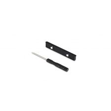 Donolux Connector 180 DLSM B Токопроводящий прямой соединитель для шинопроводов Slim Line Mini, DC 24В, L68xW4,8xH10,5 мм