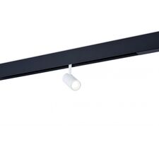 Donolux DL20295WW5WB Светодиодный светильник Alpha для SPACE Track system 5Вт, D35xL80 мм, 342Лм, 36°, 3000К, диммируемый 0-10В, Ra >90, белый корпус, черный коннектор