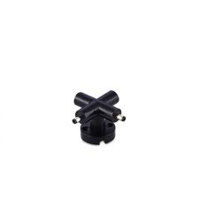 Donolux X Connector DL20651 B Токопроводящий Х-соединитель для светильника DL20651, DC24В, черный