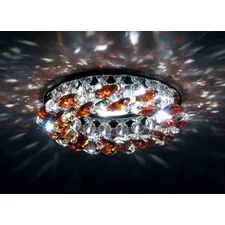 Donolux DL061.02.1/7 crystal/topaz Встраиваемый светильник