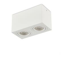 Donolux DL18613SQ2W Накладной светодиодный светильник, GU10, L160xW80хH90мм, IP20, белый, без лампы