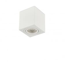 Donolux DL18613SQ1W Накладной светодиодный светильник, GU10, L80xW80хH90мм, IP20, белый, без лампы