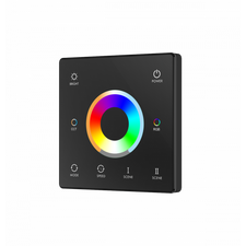 Donolux DN18302RGBCCTBlack RGB+CCT настенный пульт дистанционного управления, 1 зона, черный, зона охвата 30м