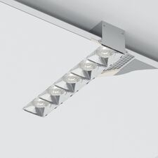 Donolux DL18519M141A10.38.193CH 150 Donolux Led Eye Unite + светильник встраиваемый, 10W, 193х74,8мм, H39,8мм, 900Lm, 38°, 3000К, Ra80, IP20,
