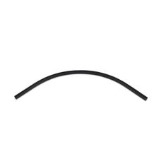 Donolux R corner 600 CB Круглый угол-соединитель для накладного шинопровода Slim Line Mini, R600*L400*H15 мм, черный