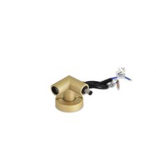 Donolux L Connector R DL20651 Brass1 Токопроводящий угловой соединитель (правый) с проводом для светильника DL20651, DC24В, D36xL53,5xH40,5 мм, латунь
