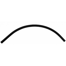 Donolux R Corner 900 InB Круглый угол-соединитель для встраиваемого шинопровода Slim Line Mini, R900*L550*H15, черный