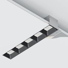 Donolux DL18519M141A10.30.193GB 151 Donolux Led светильник встраиваемый, 10W, 193х74,8мм, H39,8мм, 900Lm, 30х75°, 3000К, Ra80, IP20, UGR16, ко