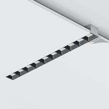 Donolux DL18519M141A20.30.383GB 151 Donolux Led светильник встраиваемый, 20W, 383х74,8мм, H39,8мм, 1800Lm, 30х75°, 3000К, Ra80, IP20, UGR16, к