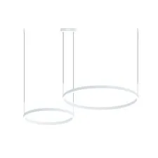 Kink Light 08219,01PA(4000K) Подвес диммируемый Тор белый w90*60(d40+60) h150 Led 60W (4000K) с пультом ДУ