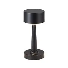 Kink Light 07064-A,19 Автономная настольная лампа диммируемая Снифф черный d12 h25 Led 6W (3200K)