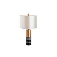 Kink Light 07700-1T,19-20(01) Настольная лампа Тайла черный/бронза/белый d30 h52 E27 1*40W