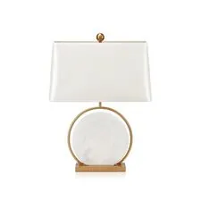 Kink Light 07709-T,01-20(01) Настольная лампа Элин белый/бронза d38 h62 E27 1*40W