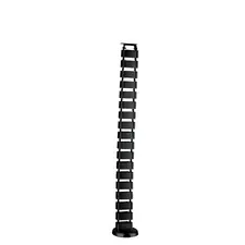 Donolux DSCDSAN Кабель-канал вертикальный гибкий SquareDesign, пластик, черный, длина 0.792м