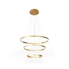 Kink Light 08223,36A(3000K) Подвес диммируемый Тор латунь d80+60+40 h150 Led 110w (3000K) с пультом ДУ
