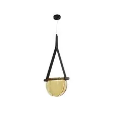 Kink Light 07687-30,19(03) Подвес Тэрро черный (плафон янтарь) w37*5 h120 Led 8W (4000K)