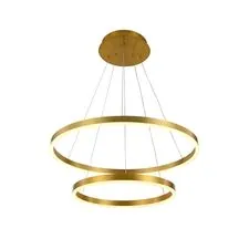 Kink Light 08219,36A(3000K) Подвес диммируемый Тор латунь d60+40 h150 Led 60W (3000K) с пультом ДУ