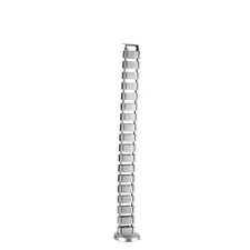 Donolux DSCDS Кабель-канал вертикальный гибкий SquareDesign, пластик, серебро, длина 0.792м