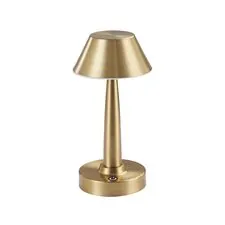 Kink Light 07064-B,20 Автономная настольная лампа диммируемая Снорк бронза d12 h25 Led 6W (3200K) автономная работа при средней яркости - 8 часов.