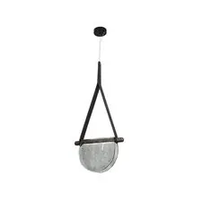 Kink Light 07687-30,19(16) Подвес Тэрро черный (плафон серый) w37*5 h120 Led 8W (4000K)