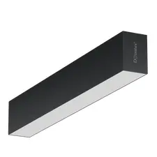 Donolux DL18516C100WW60L4RAL9005 Накладной светодиодный светильник, 57.6 Ватт,3960Lm, 3000К, IIP20, 50х73х1000 мм, черный